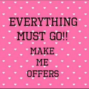 SALE REASONABLE OFFERS ACCEPTED